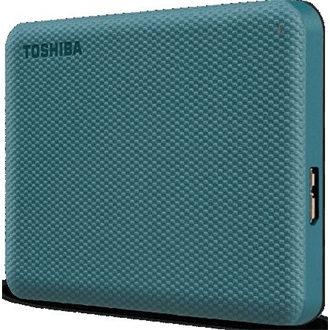 Toshiba Canvio Advance 1TB USB3.0 2,5" külső HDD zöld
