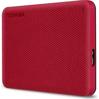 Toshiba Canvio Advance 4TB USB3.0 2,5" külső HDD piros