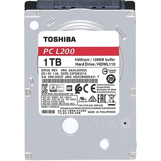 Toshiba L200 Mobile Slim 1TB 5400rpm 128MB SATA3 2,5" HDD OEM