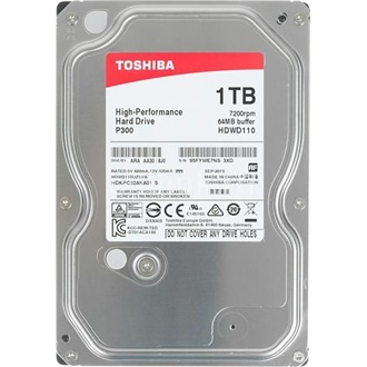 Toshiba P300 1TB 7200rpm 64MB SATA3 3,5" HDD