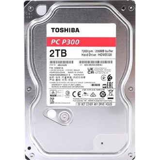 Toshiba P300 2TB 7200rpm 256MB SATA3 3,5" HDD OEM