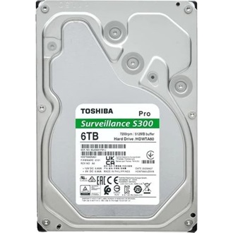 Toshiba S300 Pro Surveillance 6TB 7200rpm 512MB SATA3 3,5" HDD OEM