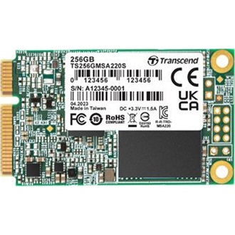 Transcend 220S 128GB SATA3 mSATA SSD szürke