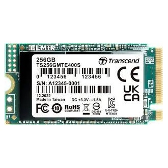 Transcend 400S 256GB PCIe x4 (3.0) M.2 2242 SSD zöld