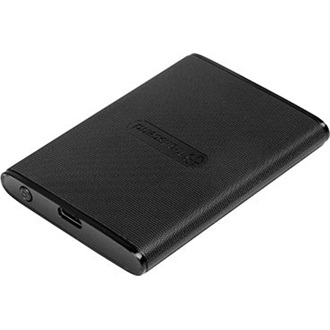 Transcend ESD270C 1TB USB3.1 Gen2 C 2,5" külső SSD fekete + USB-C - USB-A kábel