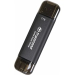 Transcend ESD310 1TB USB-A/C 3.2 Gen2 külső SSD fekete