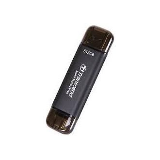 Transcend ESD310 512GB USB-A/C 3.2 Gen2 külső SSD fekete
