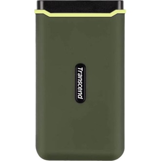 Transcend ESD380 500GB USB-C 3.2 Gen2×2 ütésálló külső SSD zöld