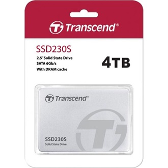 Transcend SSD230S 4TB SATA3 2,5" SSD ezüst