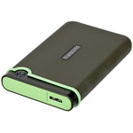Transcend StoreJet M3S 2TB USB3.0 2,5" külső HDD zöld-fekete