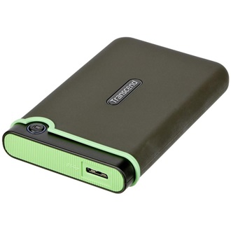 Transcend StoreJet M3S 2TB USB3.0 2,5" külső HDD zöld-fekete