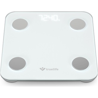 TrueLife FitScale W1 smart home Bluetooth személymérleg fehér