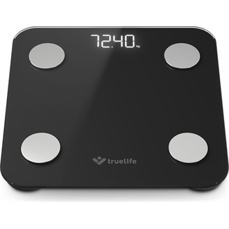 TrueLife FitScale W1 smart home Bluetooth személymérleg fekete