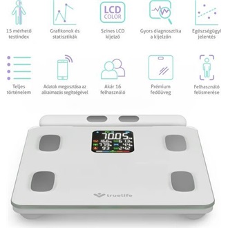 TrueLife FitScale W8 smart home személymérleg fehér