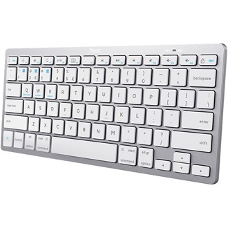 Trust 24651 Bluetooth angol (US) membrán billentyűzet ezüst-fehér