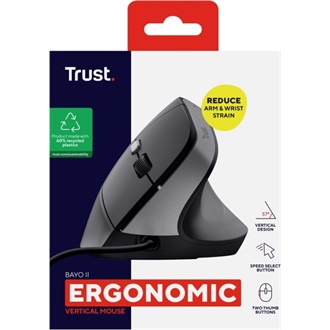 Trust Bayo II optikai USB egér fekete