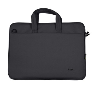 Trust Bologna Eco Slim 16" notebook poliészter oldaltáska fekete