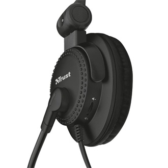 Trust Como fejhallgató headset fekete