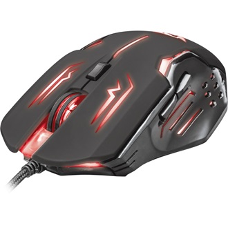 Trust GXT 108 Rava optikai USB gaming egér fekete