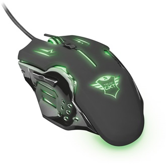Trust GXT 108 Rava optikai USB gaming egér fekete