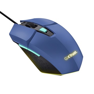 Trust GXT 109 Felox optikai gaming egér kék-fekete