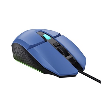 Trust GXT 109 Felox optikai gaming egér kék-fekete