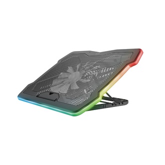 Trust GXT 1126 Aura RGB notebook hűtőpad / állvány fekete
