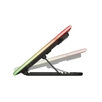 Trust GXT 1126 Aura RGB notebook hűtőpad / állvány fekete