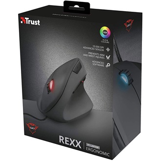 Trust GXT 144 Rexx Vertical USB optikai gaming egér fekete