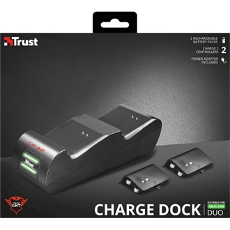 Trust GXT 247 Duo controller Xbox One akkumulátor töltő