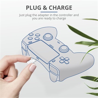 Trust GXT 251 Duo Charging Dock PlayStation 5 controller hálózati töltő adapter