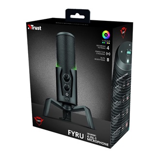 Trust GXT 258 Fyru 4-in-1 Streaming gaming mikrofon fekete