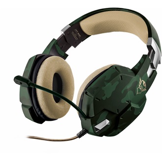 Trust GXT 322C Carus Gaming Headset - jungle camo