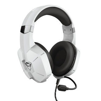 Trust GXT 323W Carus PS5 gaming fejhallgató headset fehér
