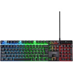 Trust GXT 385 Azor USB magyar gaming membrán billentyűzet fekete