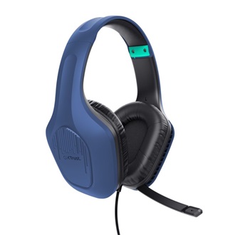 Trust GXT 415 Zirox gaming fejhallgató headset kék-fekete