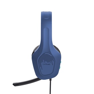 Trust GXT 415 Zirox gaming fejhallgató headset kék-fekete