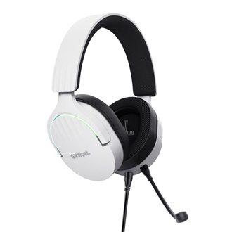 Trust GXT 490 Fayzo gaming fejhallgató headset fehér-fekete