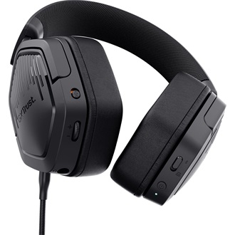 Trust GXT 493 Carus gaming fejhallgató headset fekete