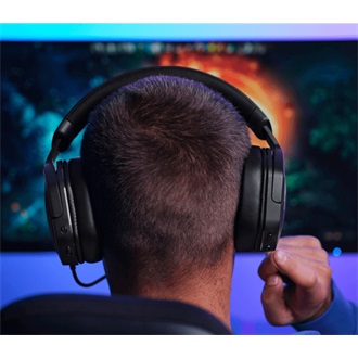 Trust GXT 493 Carus gaming fejhallgató headset fekete