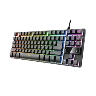 Trust GXT 833 Thado TKL Illuminated USB magyar gaming billentyűzet fekete