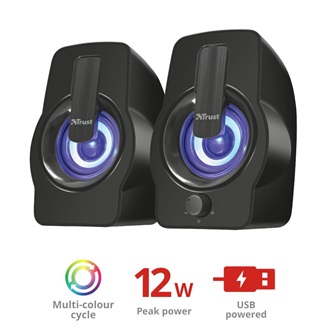 Trust Gemi RGB 2.0 hangszóró fekete
