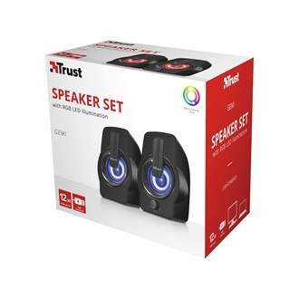 Trust Gemi RGB 2.0 hangszóró fekete