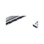 Trust Halyx 4-portos USB3.0 hub szürke