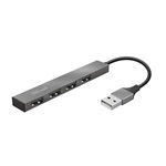 Trust Halyx Mini 4-portos USB2.0 hub szürke