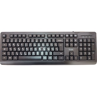 Trust Primo USB cseppálló magyar billentyűzet fekete