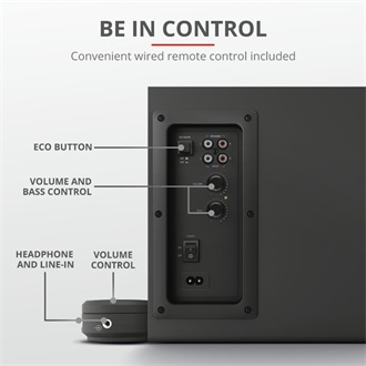 Trust Yuri 2.1 hangszóró fekete