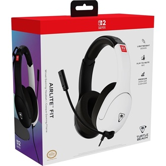 Turtle Beach Airlite™ Fit gaming fejhallgató headset fekete-fehér
