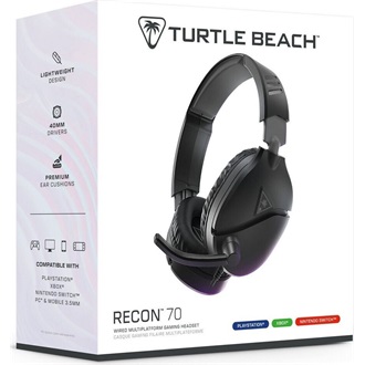 Turtle Beach Recon 70 Playstation gaming fejhallgató headset fekete