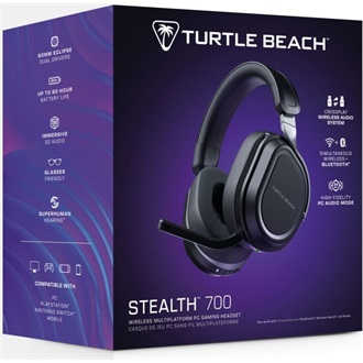 Turtle Beach Stealth 700PC Gen3 gaming fejhallgató headset fekete (Bontott!)